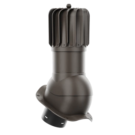 RLP-150-07-PW Kominek obrotowy Rotoline do blachodachówki profil W fi 150mm podłużny ciemny brąz
