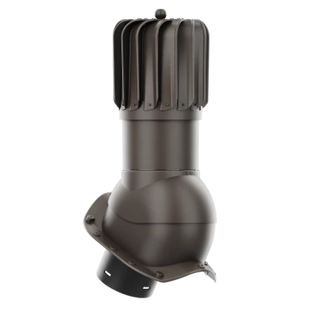 RLP-150-07-PX Kominek obrotowy Rotoline do blachodachówki profil X fi 150mm podłużny ciemny brąz