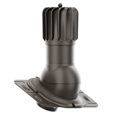 RLP-150-07-UNI Kominek obrotowy Rotoline uniwersalny fi 150mm podłużny Ciemny Brąz