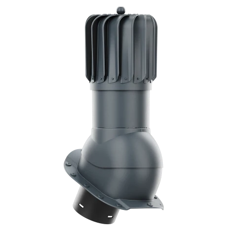 RLP-150-09-PA Kominek obrotowy Rotoline do blachodachówki profil A fi 150mm podłużny antracytowy