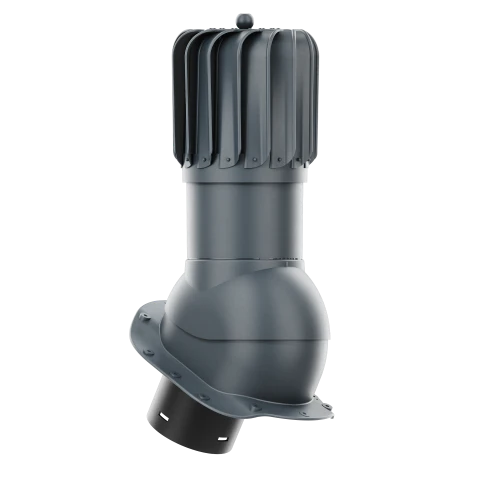 RLP-150-09-PB Kominek obrotowy Rotoline do blachodachówki profil B fi 150mm podłużny antracytowy