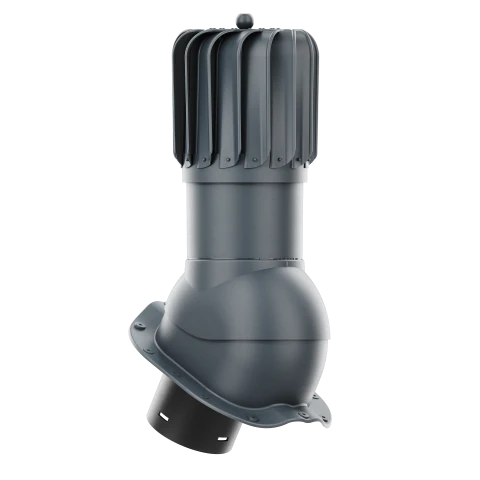 RLP-150-09-PF Kominek obrotowy Rotoline do blachodachówki profil F fi 150mm podłużny antracytowy