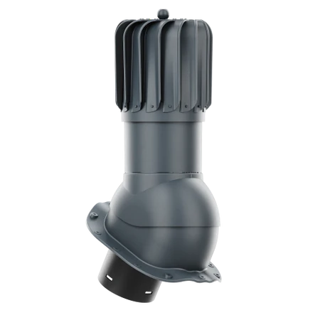RLP-150-09-PG Kominek obrotowy Rotoline do blachodachówki profil G fi 150mm podłużny antracytowy