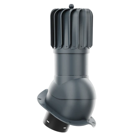 RLP-150-09-PN Kominek obrotowy Rotoline do blachodachówki profil N fi 150mm podłużny antracytowy
