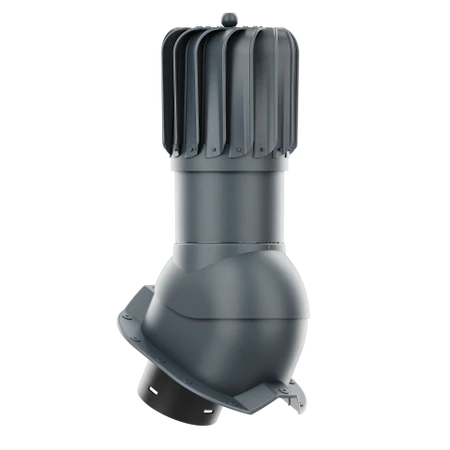 RLP-150-09-PT35 Kominek obrotowy Rotoline do blachy trapezowej profil T35 fi 150mm podłużny antracytowy