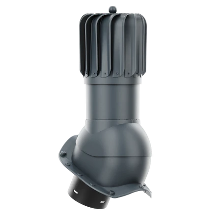 RLP-150-09-PX Kominek obrotowy Rotoline do blachodachówki profil X fi 150mm podłużny antracytowy
