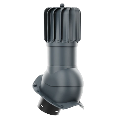 RLP-150-09-PX Kominek obrotowy Rotoline do blachodachówki profil X fi 150mm podłużny antracytowy