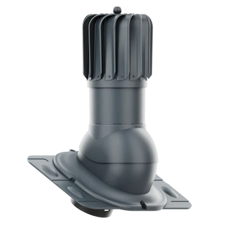 RLP-150-09-UNI Kominek obrotowy Rotoline uniwersalny fi 150mm podłużny antracytowy
