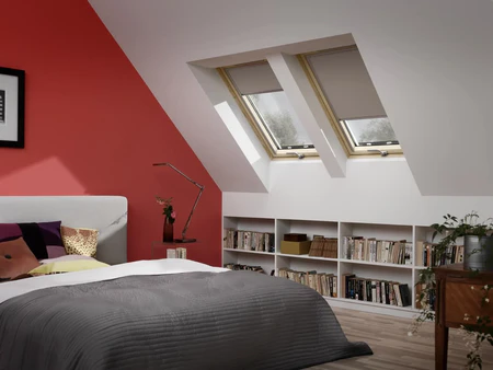Roleta zaciemniająca kremowa Velux DKL MK04 78x98 4556S