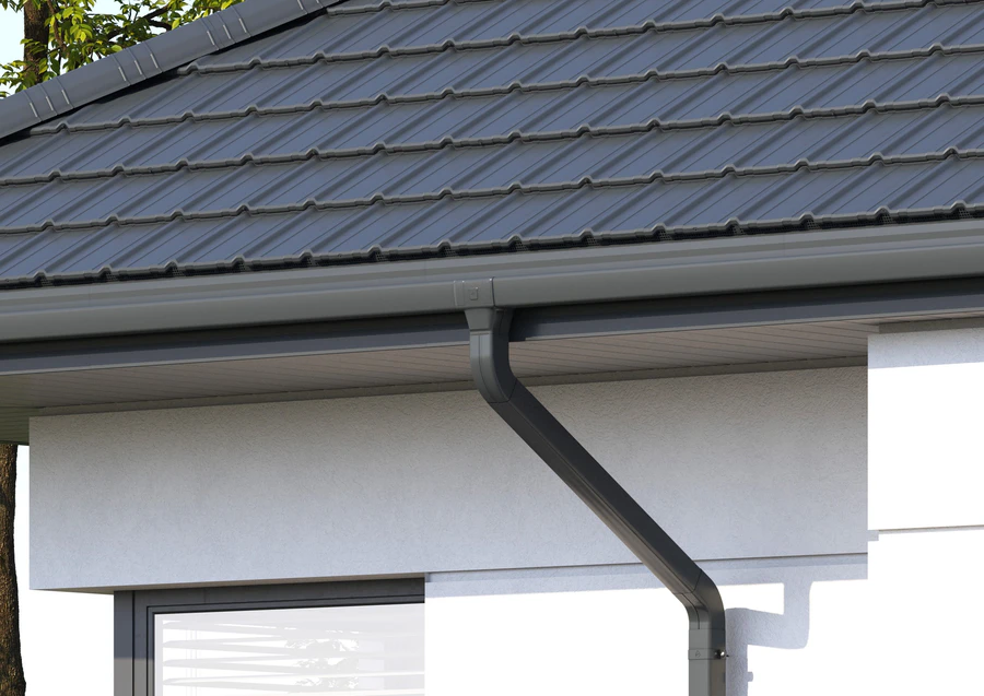 Rynna do systemu Budmat Flamingo iQ 150 Antracyt