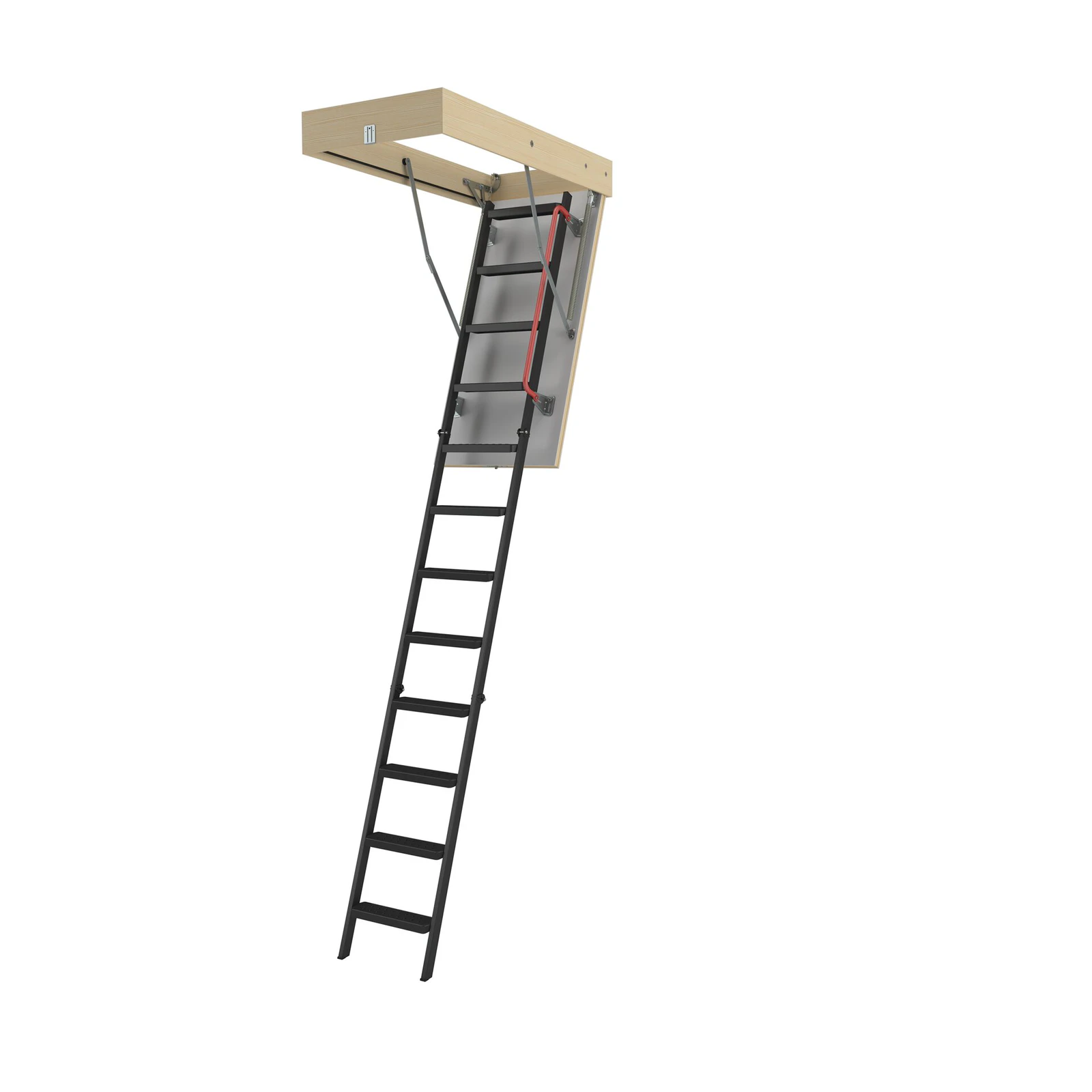 Schody strychowe metalowe termoizolacyjne Fakro Komfort LMK 70x130/280