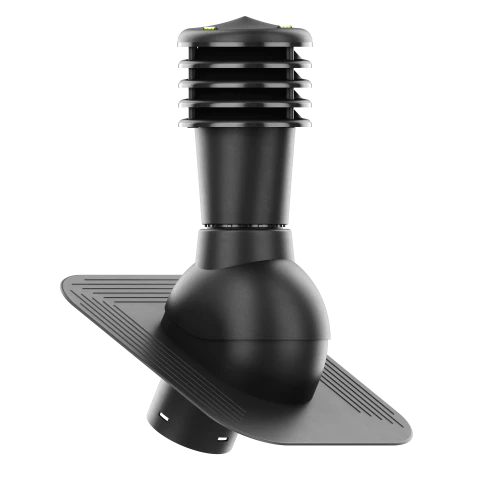 SL-125-02-KPG Kominek wentylacyjny Smartline pod gont/pape fi 125mm nieocieplony czarny