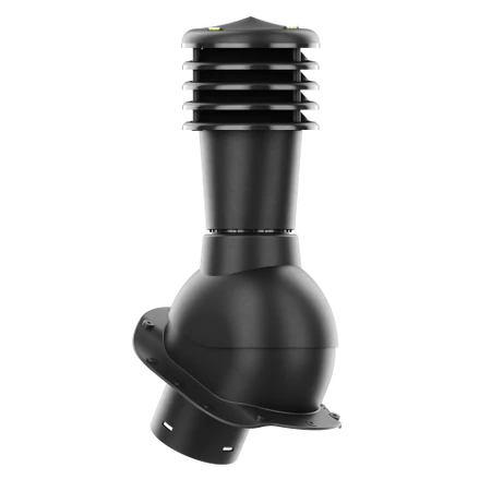 SL-125-02-PB Kominek wentylacyjny Smartline do blachodachówki profil B fi 125mm nieocieplony czarny