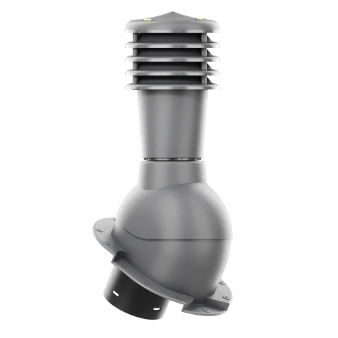 SL-125-03-PK Kominek wentylacyjny Smartline do blachy dachówkowej karpiówki fi 125mm nieocieplony grafit