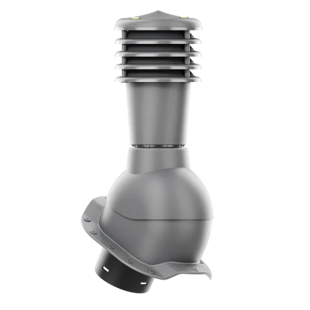 SL-125-03-PR Kominek wentylacyjny Smartline do blachodachówki profil R fi 125mm nieocieplony grafit