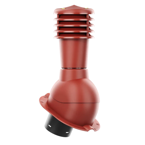 SL-125-04-PM Kominek wentylacyjny Smartline do blachodachówki profil M fi 125mm nieocieplony czerwony
