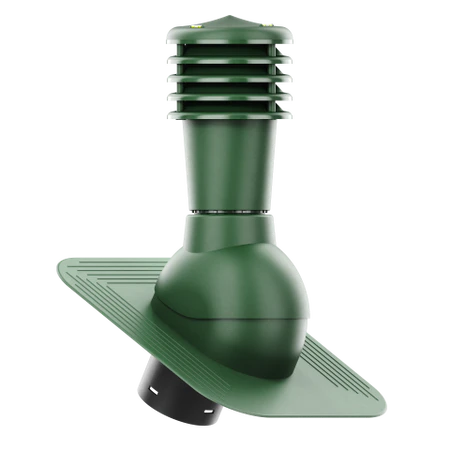 SL-125-05-KPG Kominek wentylacyjny Smartline pod gont/pape fi 125mm nieocieplony zielony