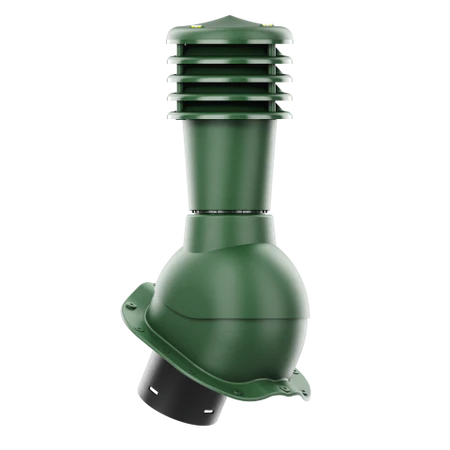 SL-125-05-PF Kominek wentylacyjny Smartline do blachodachówki profil F fi 125mm nieocieplony zielony