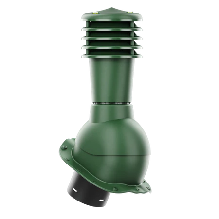 SL-125-05-PG Kominek wentylacyjny Smartline do blachodachówki profil G fi 125mm nieocieplony zielony