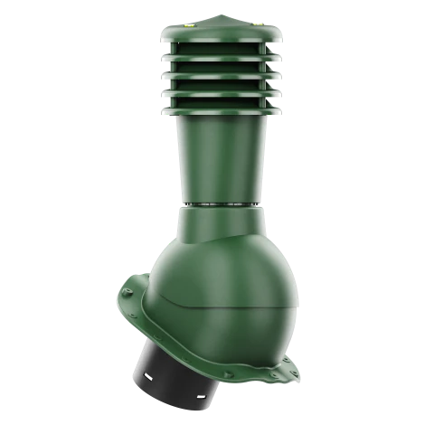 SL-125-05-PG Kominek wentylacyjny Smartline do blachodachówki profil G fi 125mm nieocieplony zielony