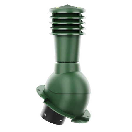SL-125-05-PK Kominek wentylacyjny Smartline do blachy dachówkowej karpiówki fi 125mm nieocieplony zielony