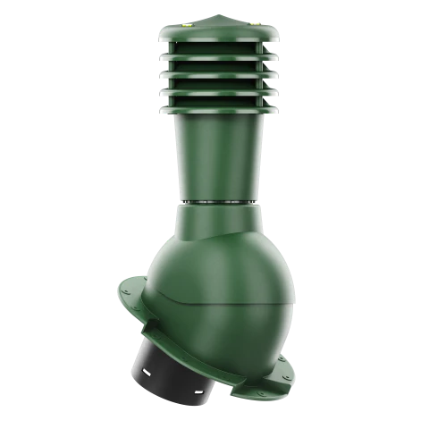 SL-125-05-PK Kominek wentylacyjny Smartline do blachy dachówkowej karpiówki fi 125mm nieocieplony zielony