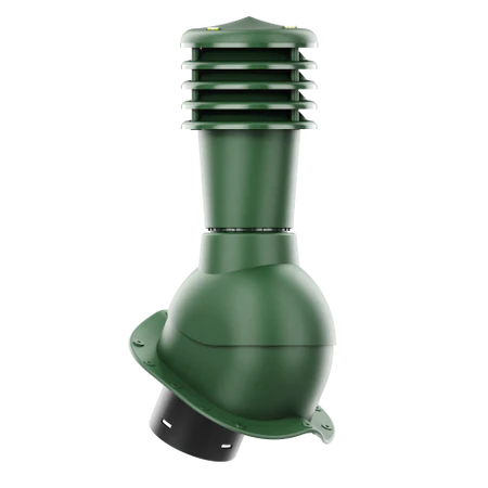 SL-125-05-PN Kominek wentylacyjny Smartline do blachodachówki profil N fi 125mm nieocieplony zielony