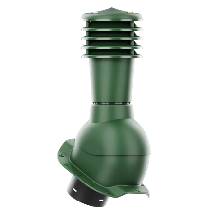 SL-125-05-PR Kominek wentylacyjny Smartline do blachodachówki profil R fi 125mm nieocieplony zielony