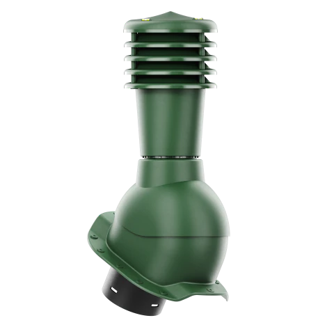 SL-125-05-PR Kominek wentylacyjny Smartline do blachodachówki profil R fi 125mm nieocieplony zielony
