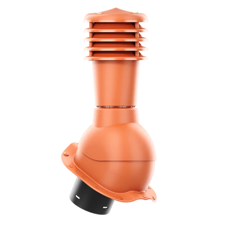 SL-125-06-PF Kominek wentylacyjny Smartline do blachodachówki profil F fi 125mm nieocieplony ceglasty
