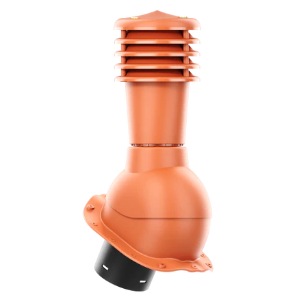 SL-125-06-PG Kominek wentylacyjny Smartline do blachodachówki profil G fi 125mm nieocieplony ceglasty