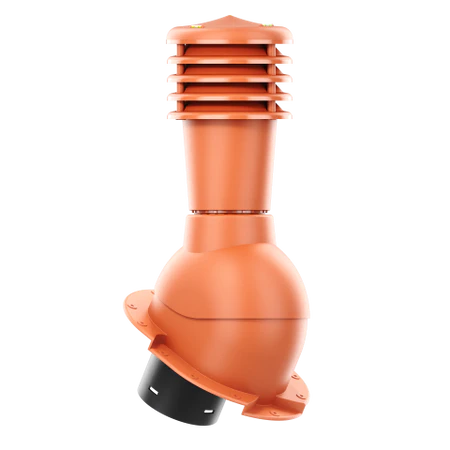SL-125-06-PK Kominek wentylacyjny Smartline do blachy dachówkowej karpiówki fi 125mm nieocieplony ceglasty