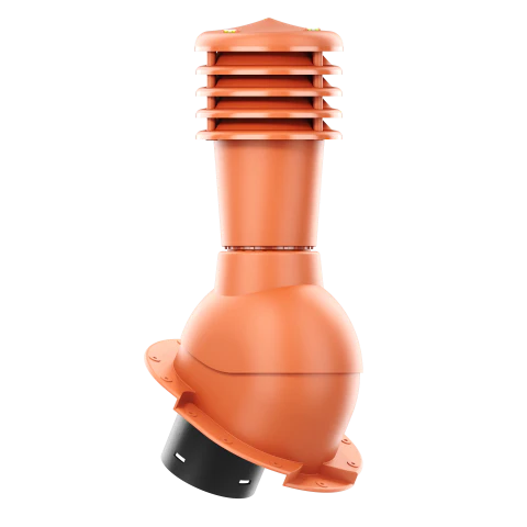 SL-125-06-PK Kominek wentylacyjny Smartline do blachy dachówkowej karpiówki fi 125mm nieocieplony ceglasty