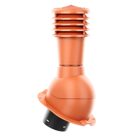 SL-125-06-PM Kominek wentylacyjny Smartline do blachodachówki profil M fi 125mm nieocieplony ceglasty