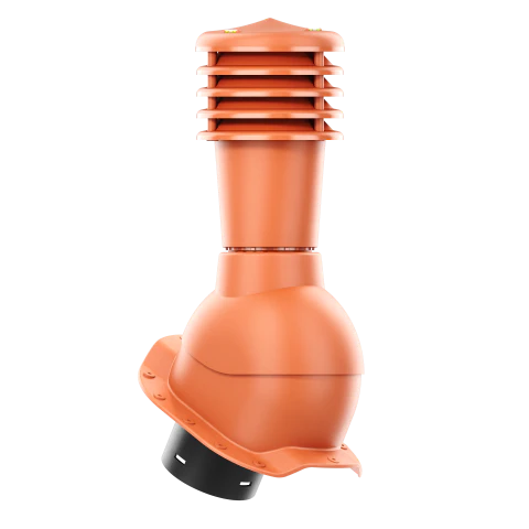SL-125-06-PR Kominek wentylacyjny Smartline do blachodachówki profil R fi 125mm nieocieplony ceglasty