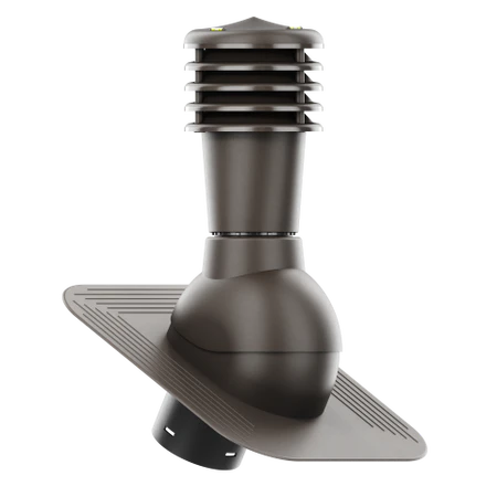 SL-125-07-KPG Kominek wentylacyjny Smartline pod gont/pape fi 125mm nieocieplony ciemny brąz
