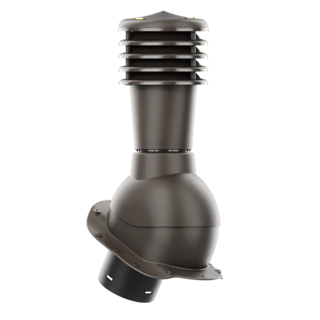 SL-125-07-PB Kominek wentylacyjny Smartline do blachodachówki profil B fi 125mm nieocieplony ciemny brąz