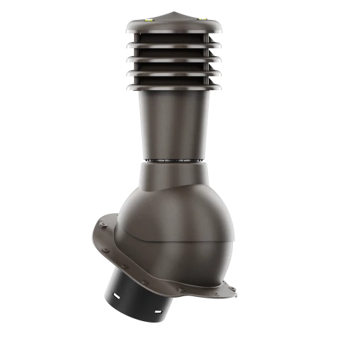 SL-125-07-PB Kominek wentylacyjny Smartline do blachodachówki profil B fi 125mm nieocieplony ciemny brąz