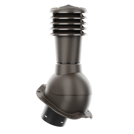 SL-125-07-PF Kominek wentylacyjny Smartline do blachodachówki profil F fi 125mm nieocieplony ciemny brąz