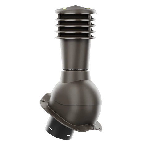 SL-125-07-PF Kominek wentylacyjny Smartline do blachodachówki profil F fi 125mm nieocieplony ciemny brąz
