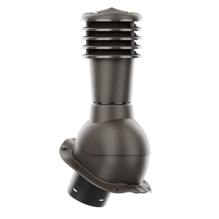 SL-125-07-PG Kominek wentylacyjny Smartline do blachodachówki profil G fi 125mm nieocieplony ciemny brąz