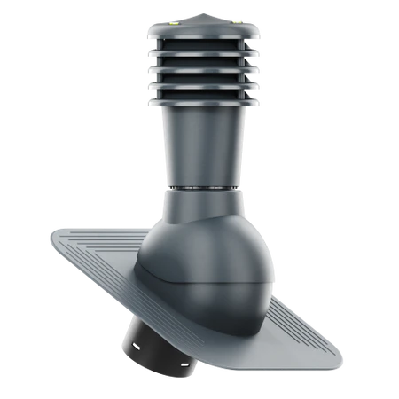SL-125-09-KPG Kominek wentylacyjny Smartline pod gont/pape fi 125mm nieocieplony antracytowy