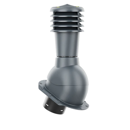 SL-125-09-PE Kominek wentylacyjny Smartline do blachodachówki profil E fi 125mm nieocieplony antracytowy