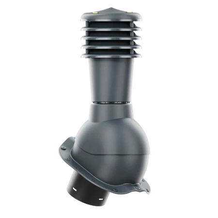 SL-125-09-PF Kominek wentylacyjny Smartline do blachodachówki profil F fi 125mm nieocieplony antracytowy