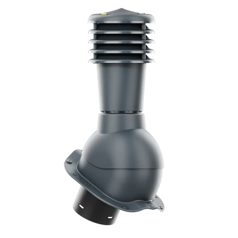 SL-125-09-PF Kominek wentylacyjny Smartline do blachodachówki profil F fi 125mm nieocieplony antracytowy