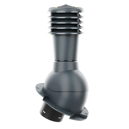 SL-125-09-PK Kominek wentylacyjny Smartline do blachy dachówkowej karpiówki fi 125mm nieocieplony antracytowy