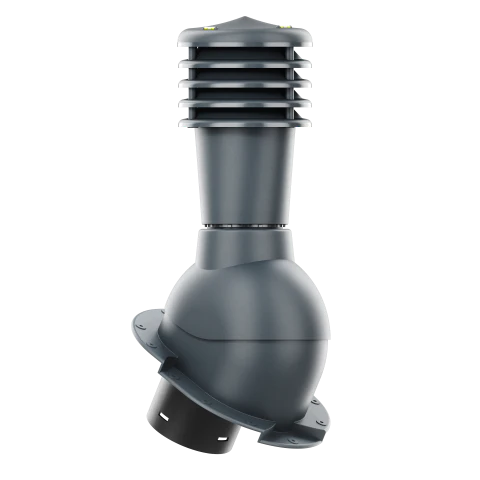 SL-125-09-PK Kominek wentylacyjny Smartline do blachy dachówkowej karpiówki fi 125mm nieocieplony antracytowy