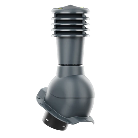 SL-125-09-PR Kominek wentylacyjny Smartline do blachodachówki profil R fi 125mm nieocieplony antracytowy