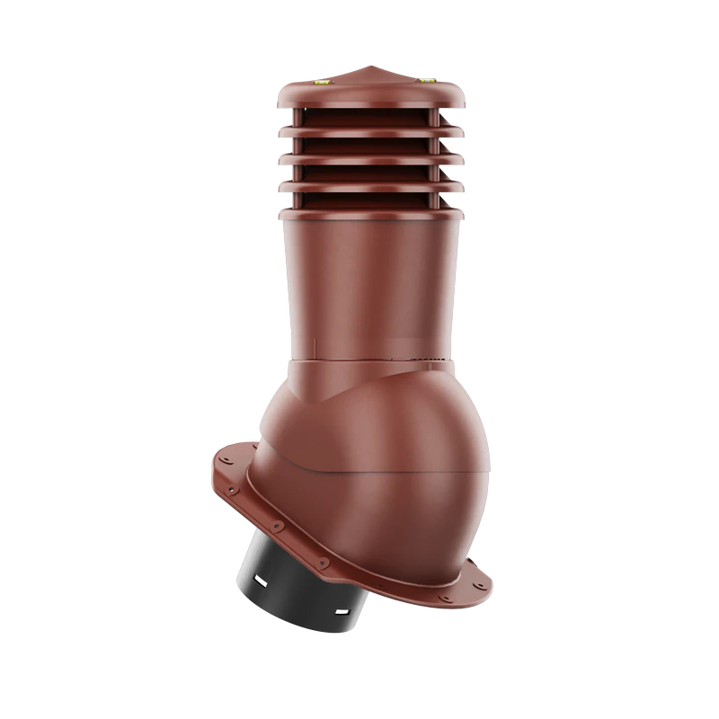 SL-150-01-PE Kominek wentylacyjny Smartline do blachodachówki profil E fi 150mm nieocieplony brąz