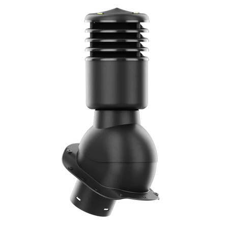 SLO-125-02-PB Kominek wentylacyjny Smartline do blachodachówki profil B fi 125mm ocieplony czarny